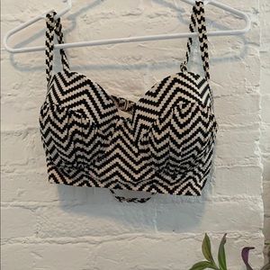 Patterned Bikini Top